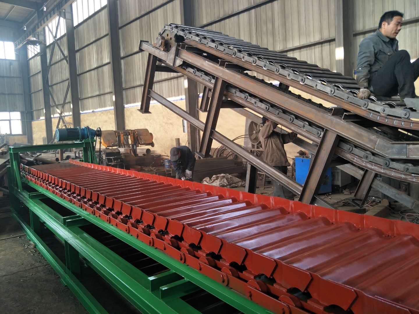 鱗板輸送機鑄造行業